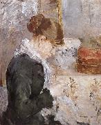 Berthe Morisot Sewing girl oil painting reproduction